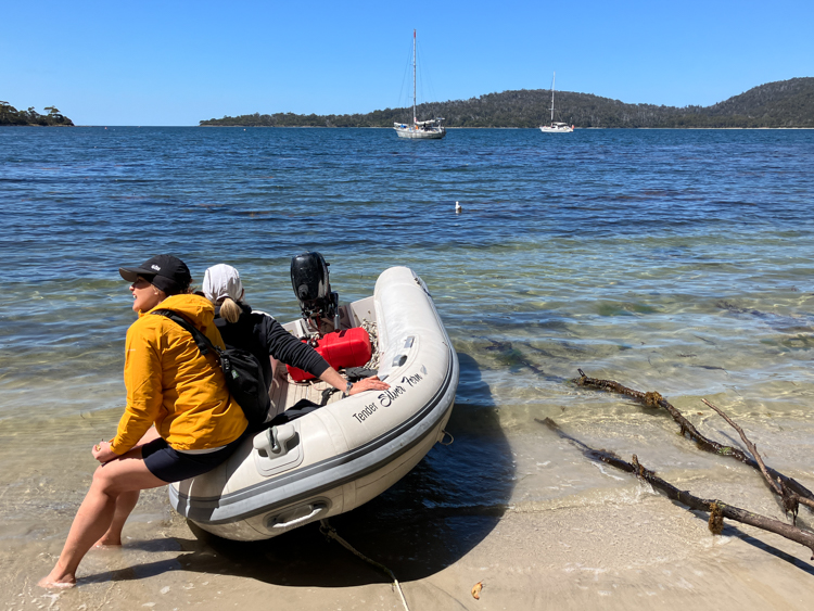 At anchor in Recherche Bay