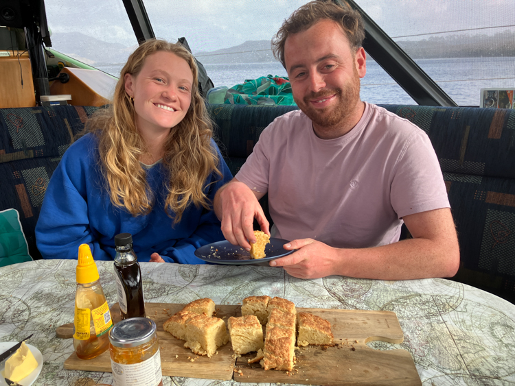 Liv and John and Mish's scones