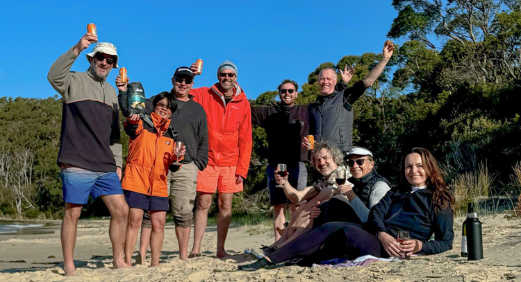 Silver Fern crew in Quarantine Bay